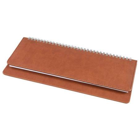 Планинг недатированный Bliss,  бордовый, белый блок