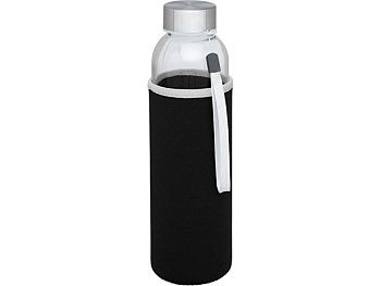 Спортивная бутылка Bodhi из стекла объемом 500 мл, черный Спортивная бутылка Bodhi из стекла объемом 500 мл, черный