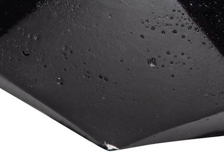 Свеча в декоративном стакане "Geometry", черный