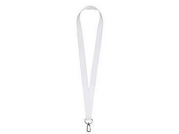 Ланъярд 2 см под сублимацию с трендовым карабином, серебристый