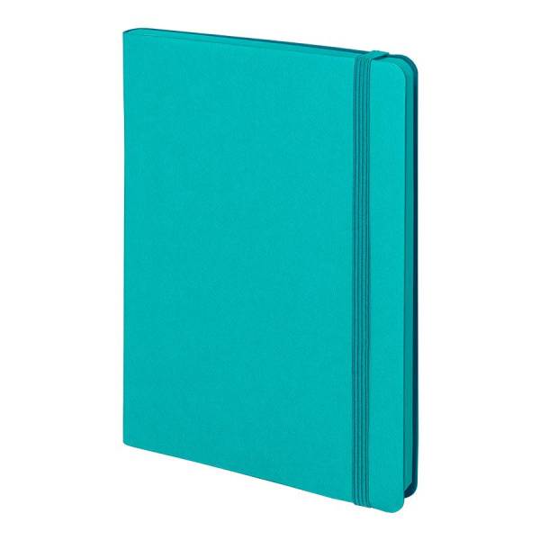 Бизнес-блокнот "RILY", формат А5,  бирюзовый
