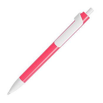 FORTE NEON, ручка шариковая, неоновый красный/белый, пластик FORTE NEON, ручка шариковая, неоновый красный/белый, пластик