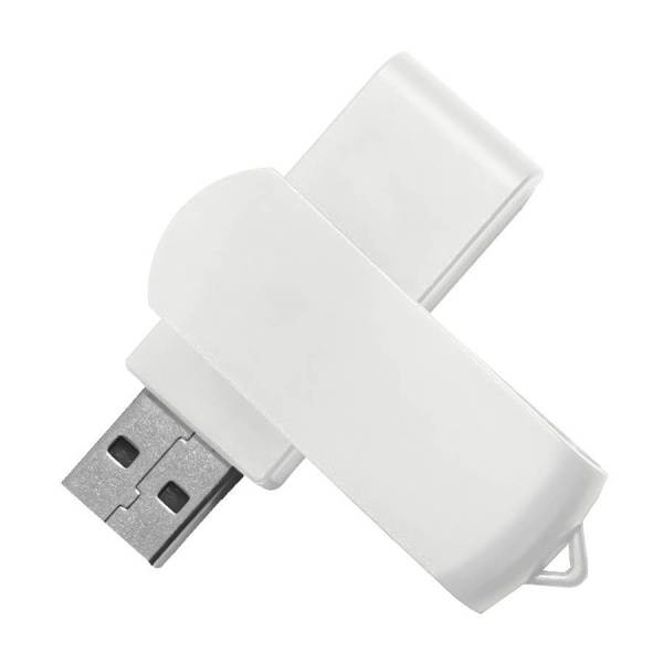 USB flash-карта SWING (8Гб), белый, 6,0х1,8х1,1 см
