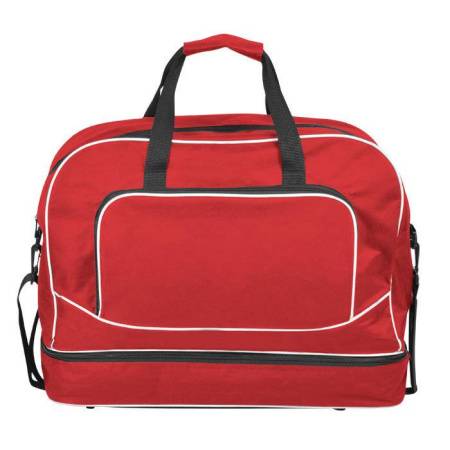 Сумка  "Рекорд" с отделением для обуви, чёрный, 51х43х20, Полиэстер 600D