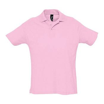 Рубашка поло мужская SUMMER II, розовый, S, 100% хлопок, 170 г/м2 Рубашка поло мужская SUMMER II, розовый, S, 100% хлопок, 170 г/м2