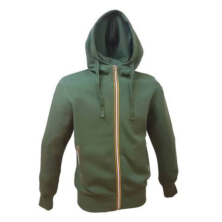 Толстовка мужская LAS VEGAS MAN, зеленый, S, 80% хлопок, 20% полиэстр
