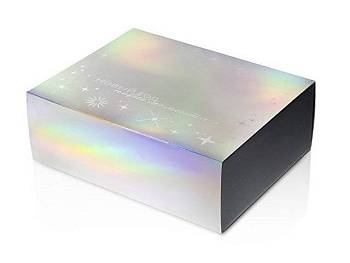 Подарочная коробка с голографическим шубером «Aurora», XL, вн. размер 300х235х105 мм.