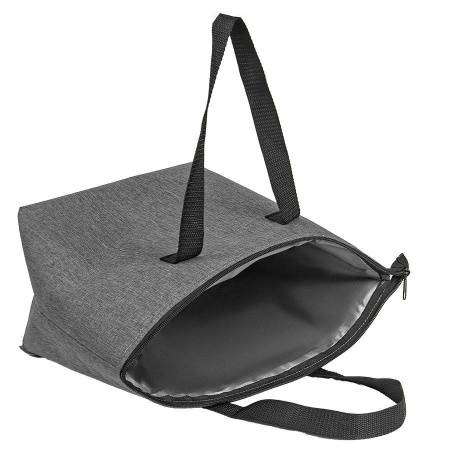 Термосумка "FRESH", серый меланж, 39 x 25 x 16 см