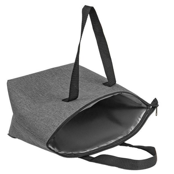 Термосумка "FRESH", серый меланж, 39 x 25 x 16 см
