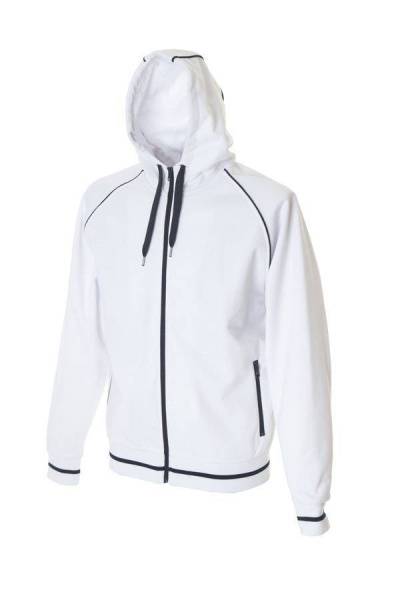 Толстовка мужская "COIMBRA" , белый, S, 80% полиэстер, 20% хлопок