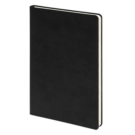 Бизнес-блокнот "Funky", 130*210 мм, голубой, серый форзац, мягкая обложка