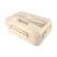 Ланчбокс (контейнер для еды) Sadler из пшеничного волокна, бежевый-S