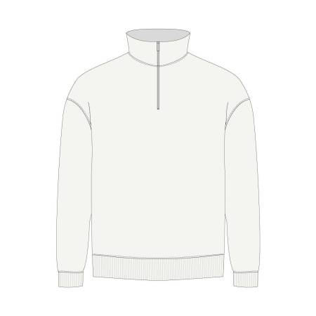 Толстовка на молнии унисекс FLOW,  черная