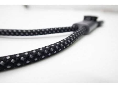 Ремешок-держатель для телефона с зарядным кабелем USB-C - USB-C «Lany Wristband Charge Eco», серый