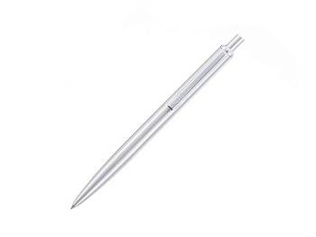 Ручка шариковая Pierre Cardin GAMME Classic. Цвет - серебристый. Упаковка Е