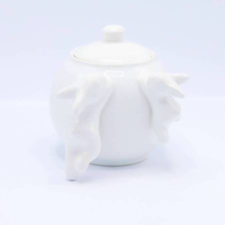 Сахарница с кроликами (NEW), 1000 мл, Белый