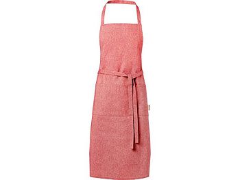 Pheebs 200 g/m² recycled cotton apron, красный яркий Pheebs 200 g/m² recycled cotton apron, красный яркий