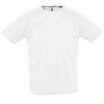 Футболка "Sporty", белый_XS, 100% п/э, 140 г/м2 Футболка "Sporty", белый_XS, 100% п/э, 140 г/м2