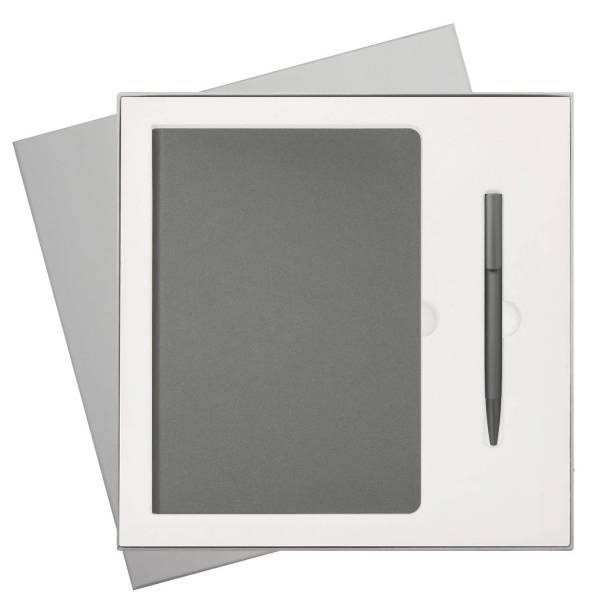 Подарочный набор Moon River, синий (ежедневник