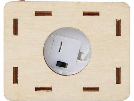 Подвеска с подсветкой домик (с мерцающей свечкой)