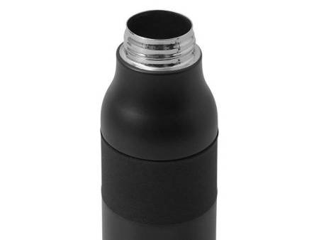 Вакуумная термобутылка с карабином «Saddle», 530 мл, черный