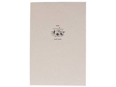 Блокнот А5 "Adiantum" из переработанного тростника, 80 листов, гибкая обложка, натуральный (тампопечать)