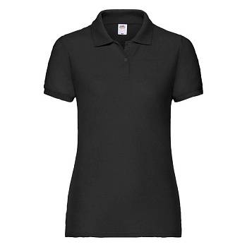 Поло "Lady-Fit 65/35 Polo", черный_S, 65% п/э, 35% х/б, 180 г/м2 Поло "Lady-Fit 65/35 Polo", черный_S, 65% п/э, 35% х/б, 180 г/м2