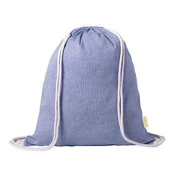 Рюкзак KONIM, синий, 42x38 см, 100% переработанный хлопок, 120 г/м2 Рюкзак KONIM, синий, 42x38 см, 100% переработанный хлопок, 120 г/м2