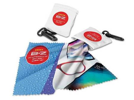 Очищающая салфетка в чехле с возможностью полноцветной печати