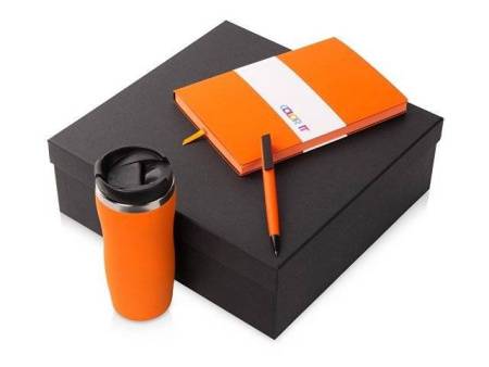 Подарочный набор "COLOR IT" c блокнотом, ручкой и термокружкой