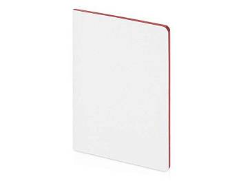Бизнес-тетрадь А5 "Pragmatic Contrast", 40 листов в клетку, белый с красным срезом