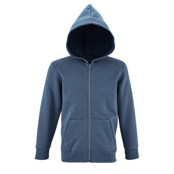 Толстовка детская STONE KIDS, серый меланж,6 лет, 50% хлопок, 50% полиэстер