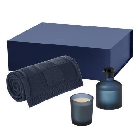 Подарочный набор Enigma, Fado, синий (свеча, диффузор