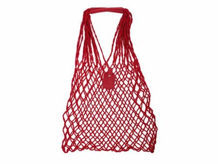 Авоська «Dream» из натурального хлопка с кожаными ручками, 15 л