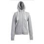 Толстовка женская "CIPRO Lady", серый меланж, S, 65% полиэстер, 35% хлопок