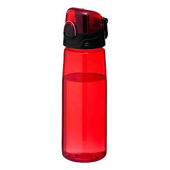 Бутылка для воды FLASK, 800 мл, 25,2х7,7см, красный, пластик Бутылка для воды FLASK, 800 мл, 25,2х7,7см, красный, пластик