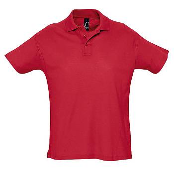 Рубашка поло мужская SUMMER II, красный, XS, 100% хлопок, 170 г/м2 Рубашка поло мужская SUMMER II, красный, XS, 100% хлопок, 170 г/м2