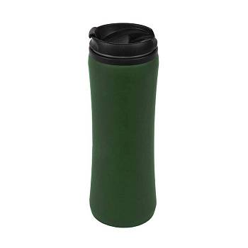 Термокружка FLOCK,  450 мл, зеленый, пластик/металл