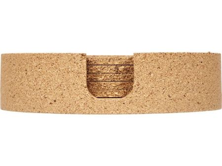 Набор костеров из пробки на подставке из пробки "Krock"