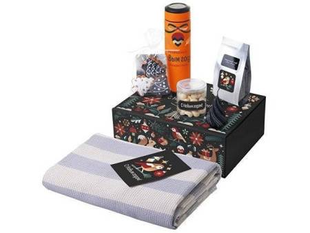 Подарочный набор «Re:Warm» с пледом, термосом и свечой