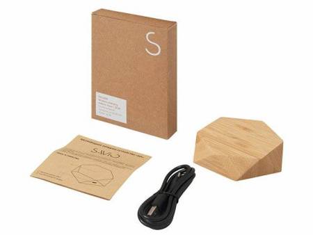 Беспроводное зарядное устройство «Gex», 15 Вт, бамбук