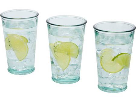 Набор из 3 предметов объемом 300 мл Copa, изготовленных из переработанного стекла