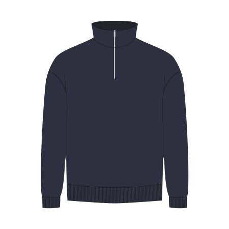 Толстовка на молнии унисекс FLOW,  черная