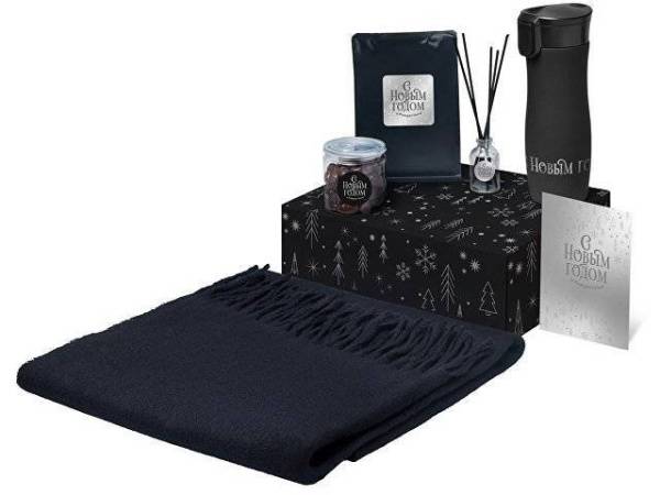 Подарочный набор «Re:Harmony» с палантином и термокружкой