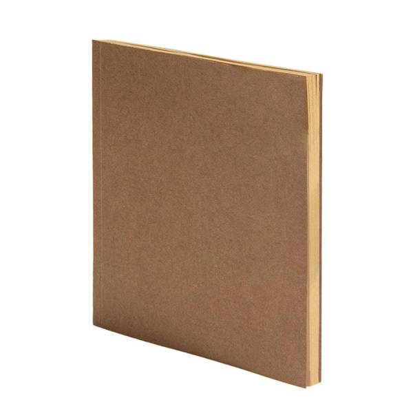 Промо-блокнот BLOCK, 145 х 145  мм, крафт, картон