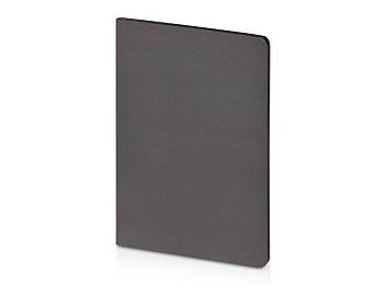 Бизнес-тетрадь А5 "Pragmatic Contrast", 40 листов в клетку, серый с черным срезом