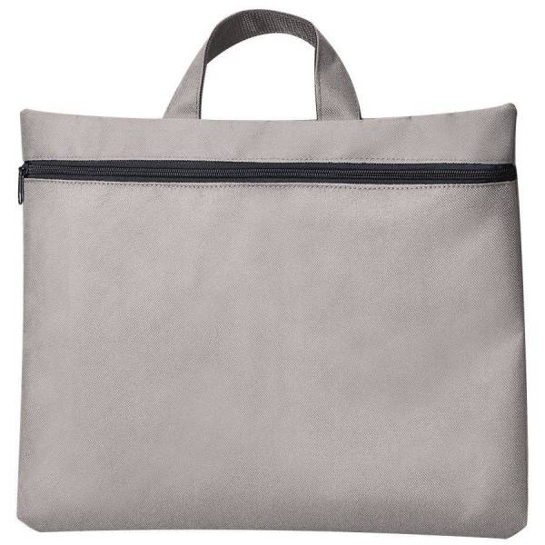 Сумка для документов "Paper", светло-серый, 40х30 см,полиэстер