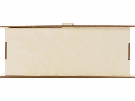 Набор бокалов для шампанского «За Россию» Chinelli в деревянной коробке