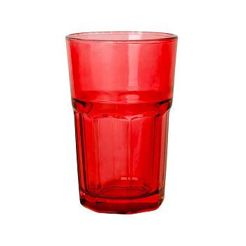 Стакан GLASS, красный, 320 мл, стекло Стакан GLASS, красный, 320 мл, стекло