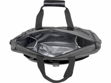 Сумка-холодильник Fabrizio со штопором, серый/черный